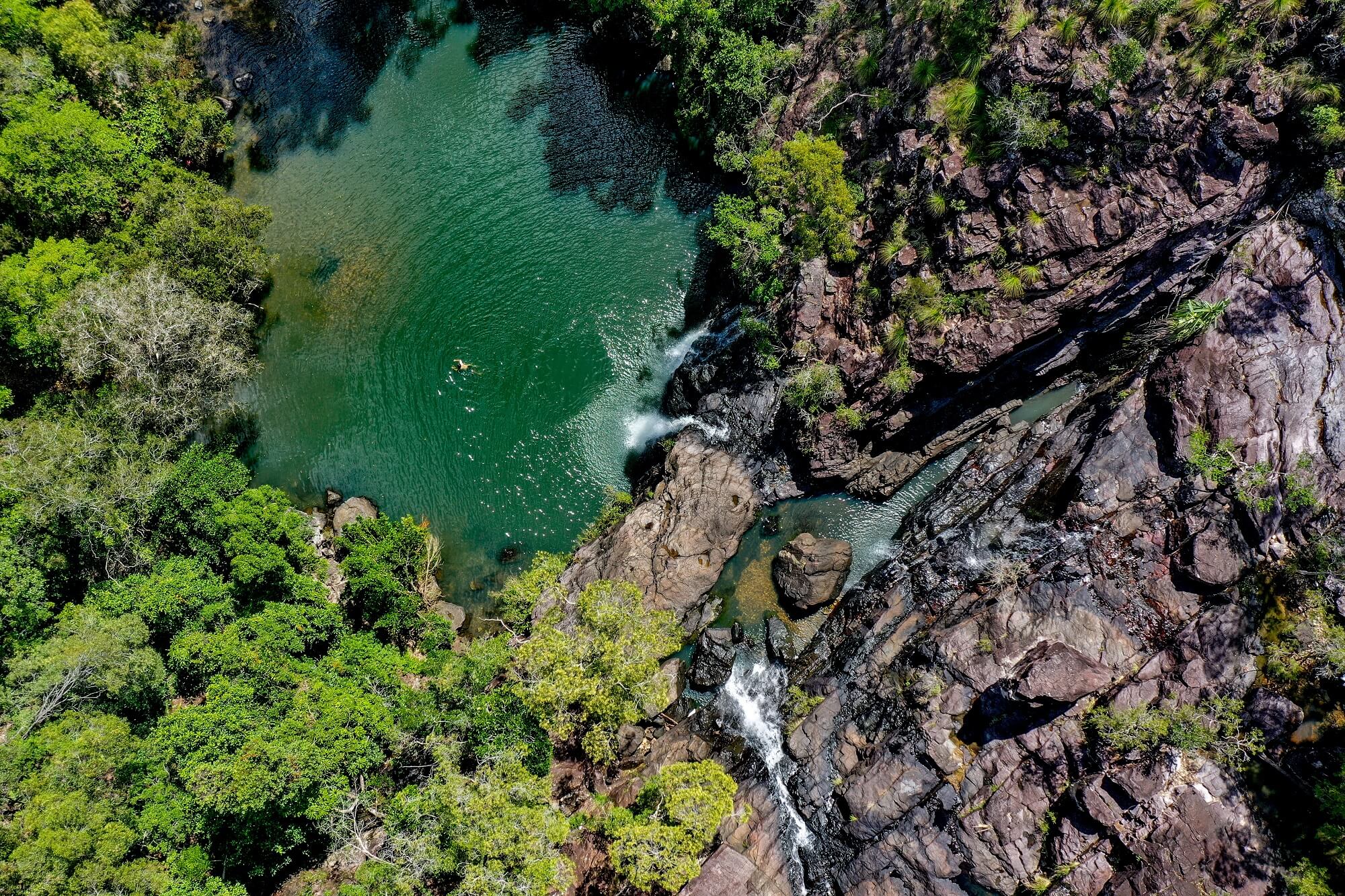 Cedar Creek Falls Aerial 